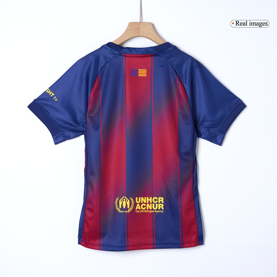 Barcelona Kinder Trikot Komplett-Set Heim 2025/26