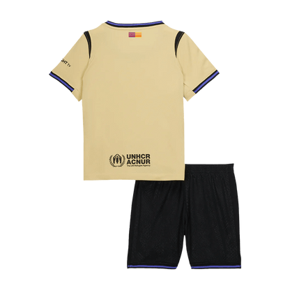 Barcelona Kinder Trikot Set Auswärts 2025/26