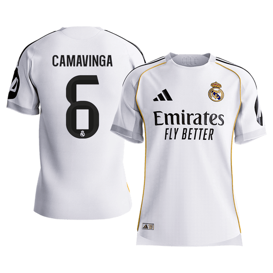Los Blancos Player Version Trikot Heim 2025/26 CAMAVINGA #6 Slim Fit [PREMIUM]