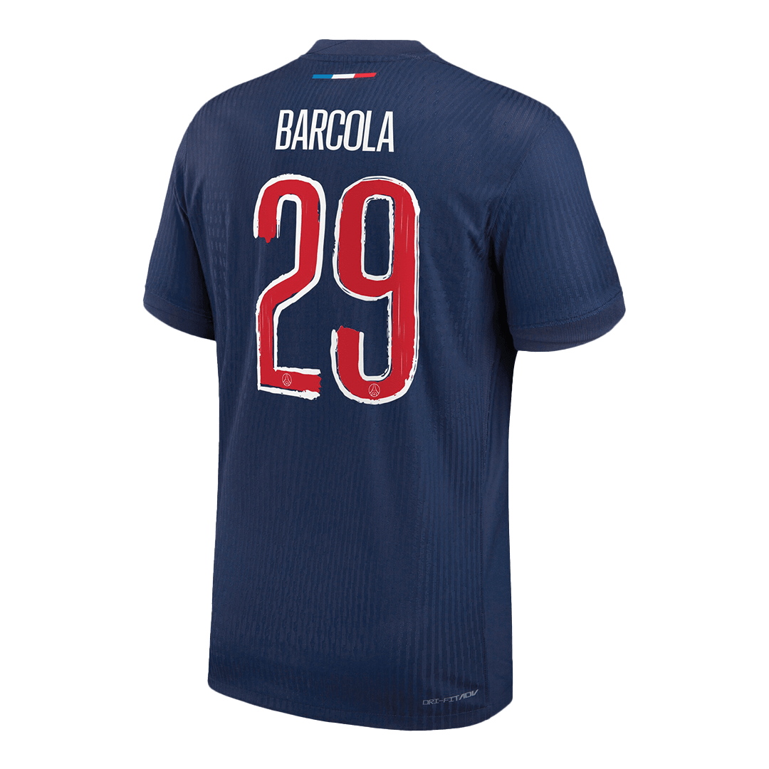 PSG Player Version Trikot Heim 2024/25 UCL BARCOLA #29 Slim Fit