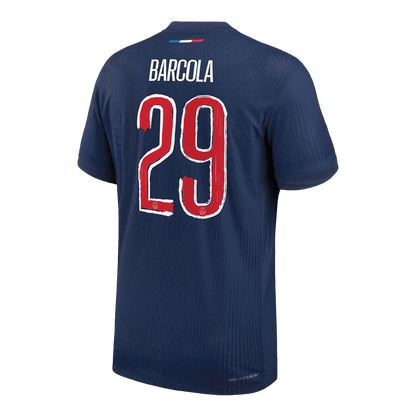 PSG Player Version Trikot Heim 2024/25 UCL BARCOLA #29 Slim Fit