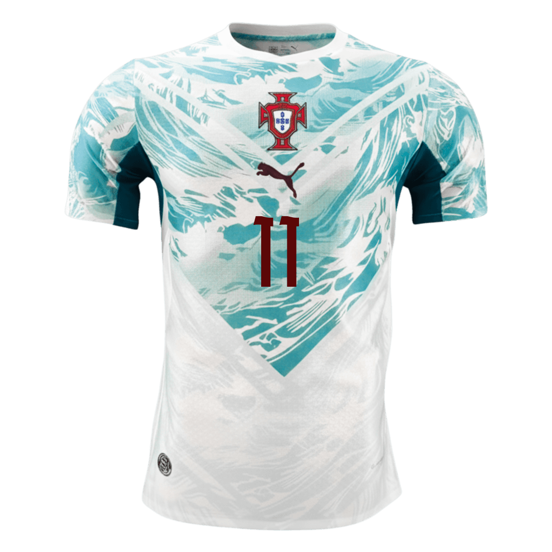 Portugal World Cup Player Version Trikot Auswärts 2026 JOÃO FÉLIX #11 Slim Fit