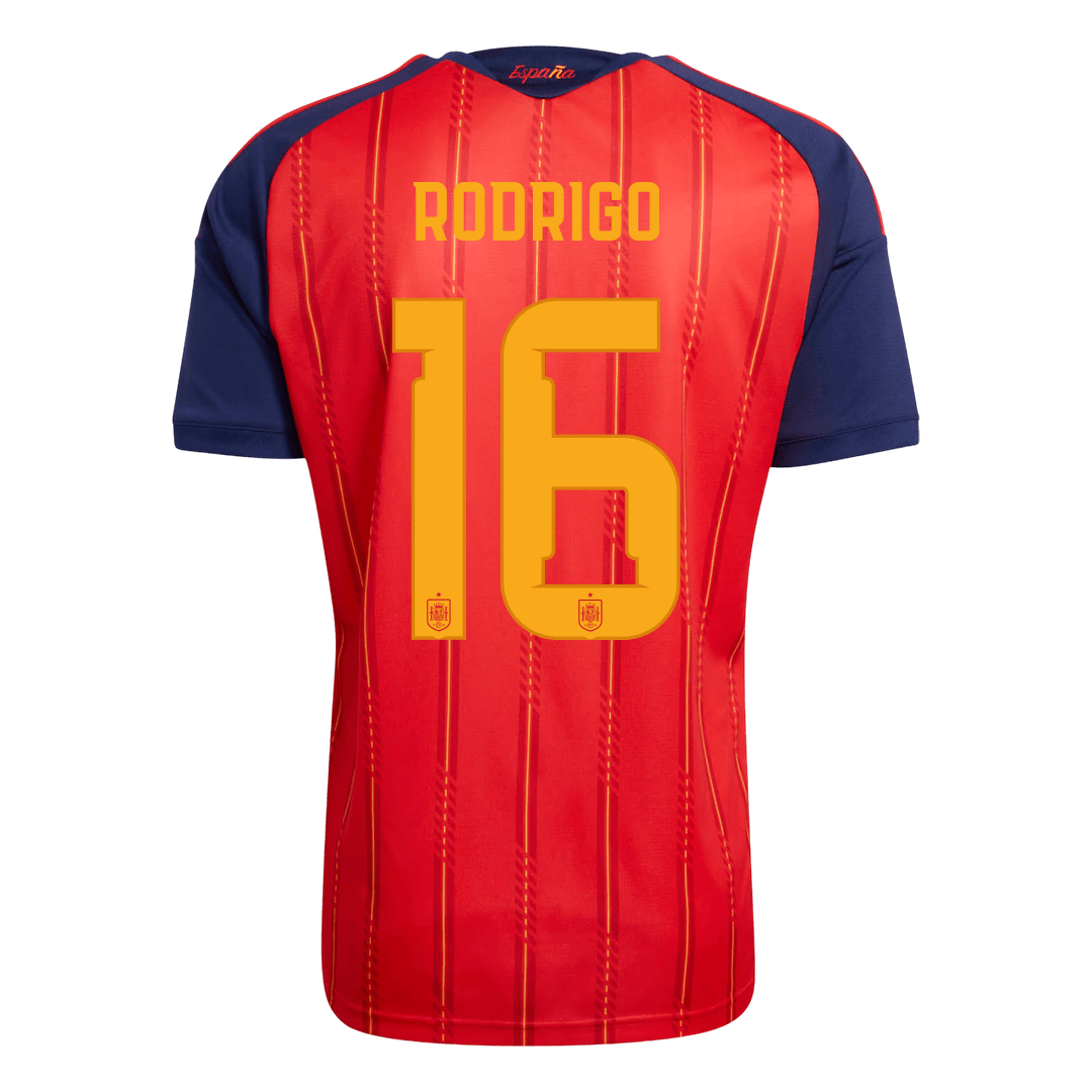 Spain World Cup Trikot Heim 2026 RODRIGO #16 [PREMIUM]