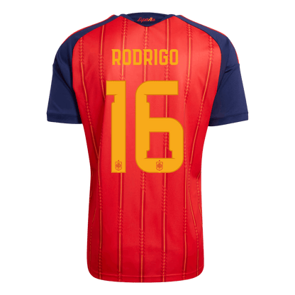 Spain World Cup Trikot Heim 2026 RODRIGO #16 [PREMIUM]