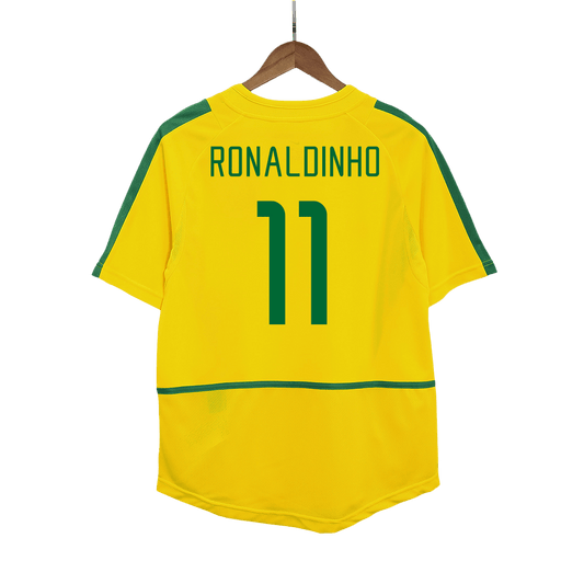 Brazil Retro Trikot Heim 2002/03 RONALDINHO #11