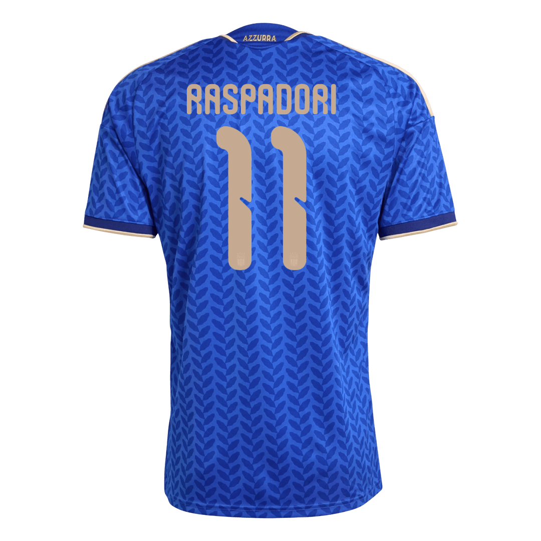 Italy World Cup Trikot Heim 2026 RASPADORI #11