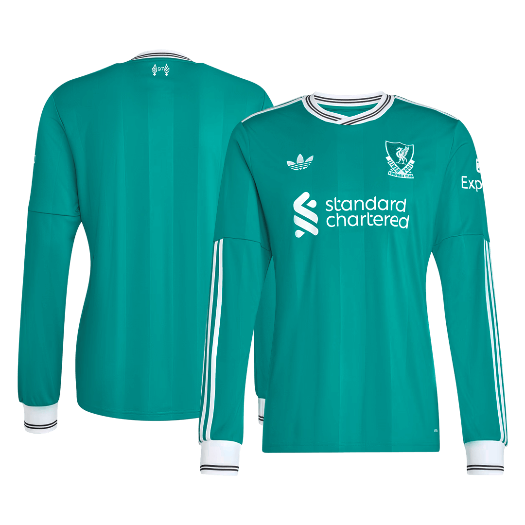 Liverpool Langarm Trikot Drittes Auswärts 2025/26