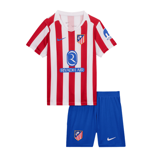 Atletico Madrid Kinder Trikot Set Heim 2025/26