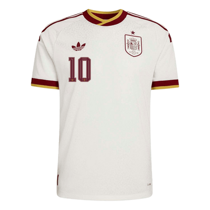 Spain World Cup Player Version Trikot Auswärts 2026 OLMO #10 Slim Fit