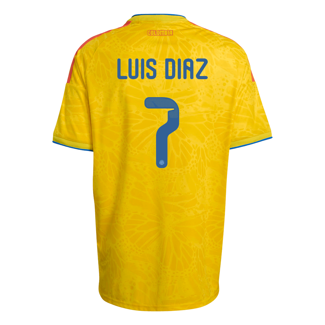 Colombia World Cup Trikot Heim 2026 LUIS DíAZ #7