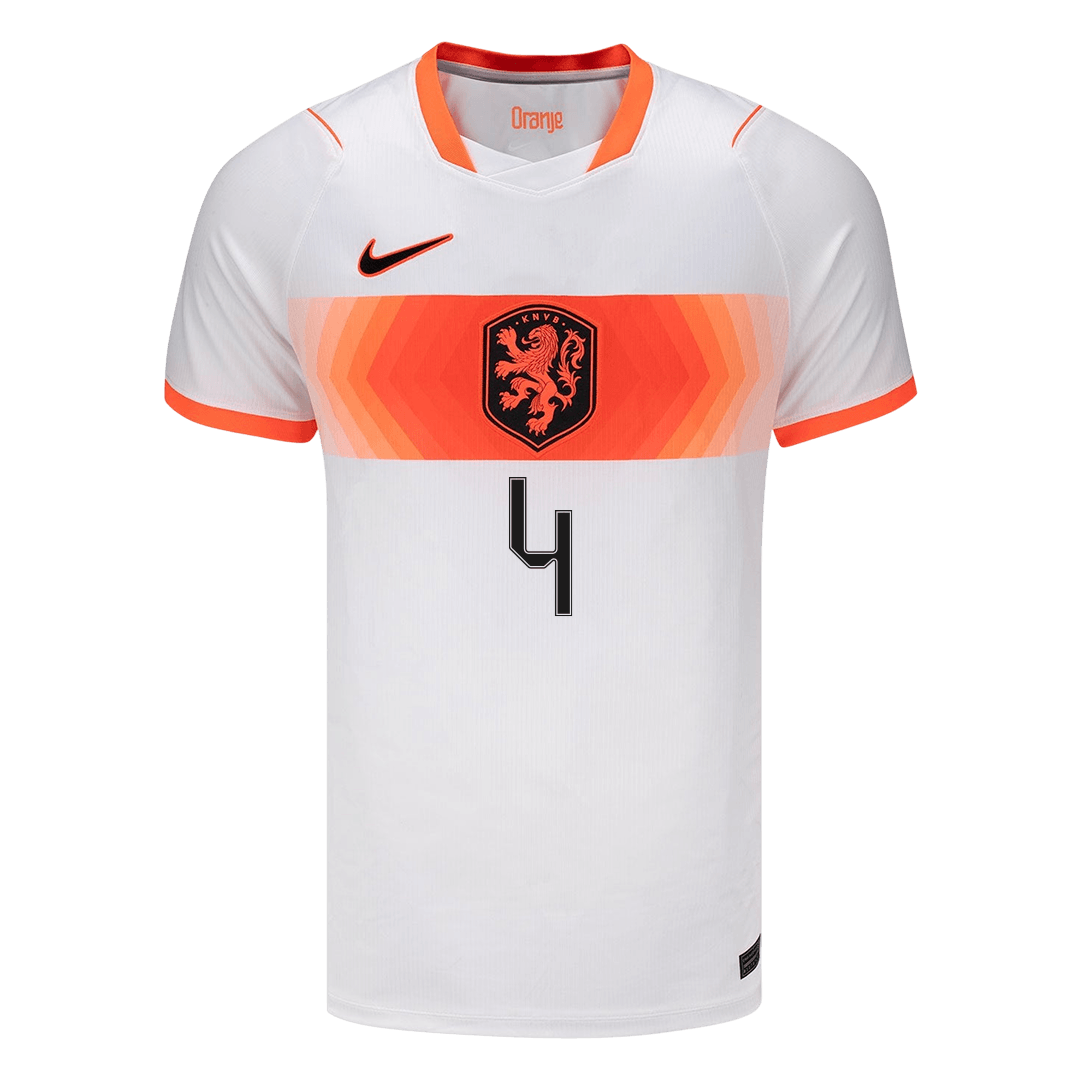 Netherlands World Cup Trikot Auswärts 2026 VIRGIL #4