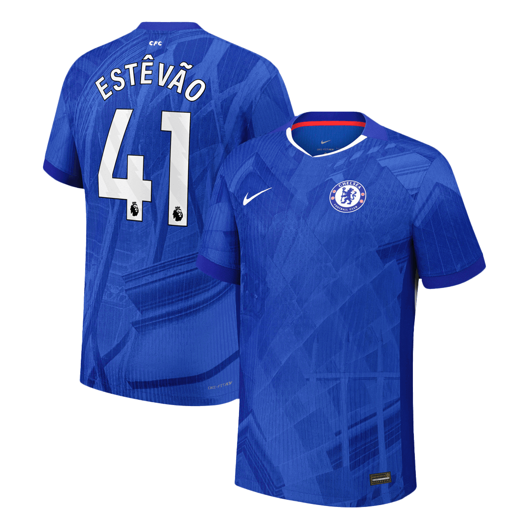 Chelsea Player Version Trikot Heim 2025/26 ESTÊVÃO #41 Slim Fit