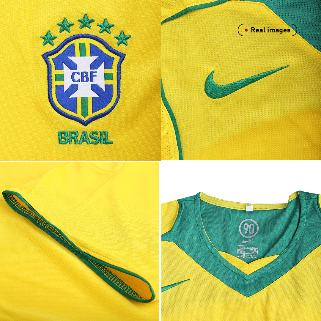 Brazil Retro Trikot Heim 2004