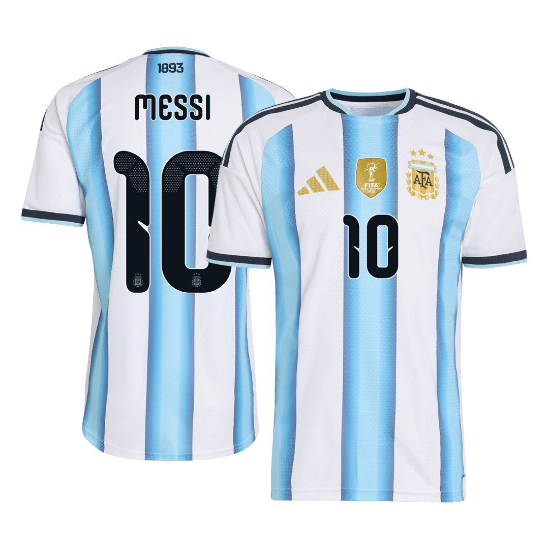 Argentina World Cup Player Version Trikot Heim 2026 MESSI #10 Slim Fit