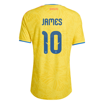 Colombia World Cup Player Version Trikot Heim 2026 JAMES #10 Slim Fit