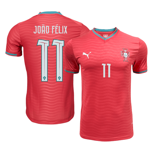 Portogallo Coppa del Mondo Versione Giocatore Maglia Home 2026 JOÃO FÉLIX #11 Slim Fit