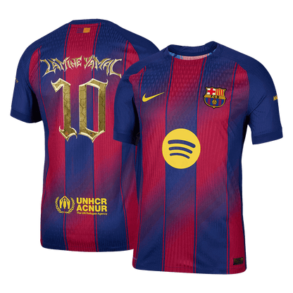Barcelona Player Version Trikot Heim 2025/26 LAMINE YAMAL #10 Slim Fit