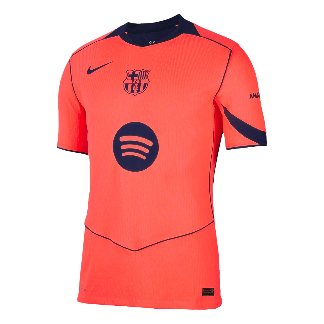 Barcelona Player Version Trikot Drittes Auswärts 2025/26 UCL F.DE JONG #21 Slim Fit