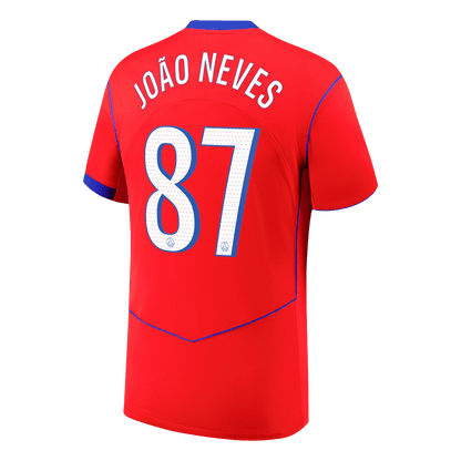 PSG Trikot Drittes Auswärts 2025/26 JOÃO NEVES #87