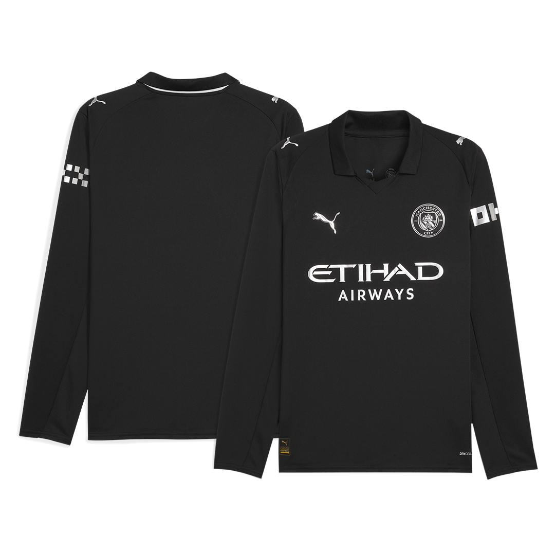Manchester City Langarm Trikot Auswärts 2025/26