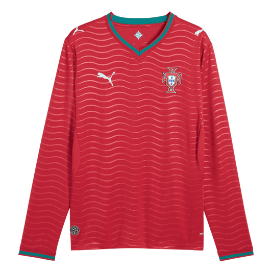 Portugal World Cup Langarm Trikot Heim 2026