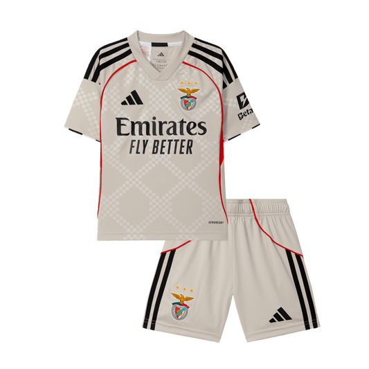 Benfica Kinder Trikot Set Auswärts 2025/26