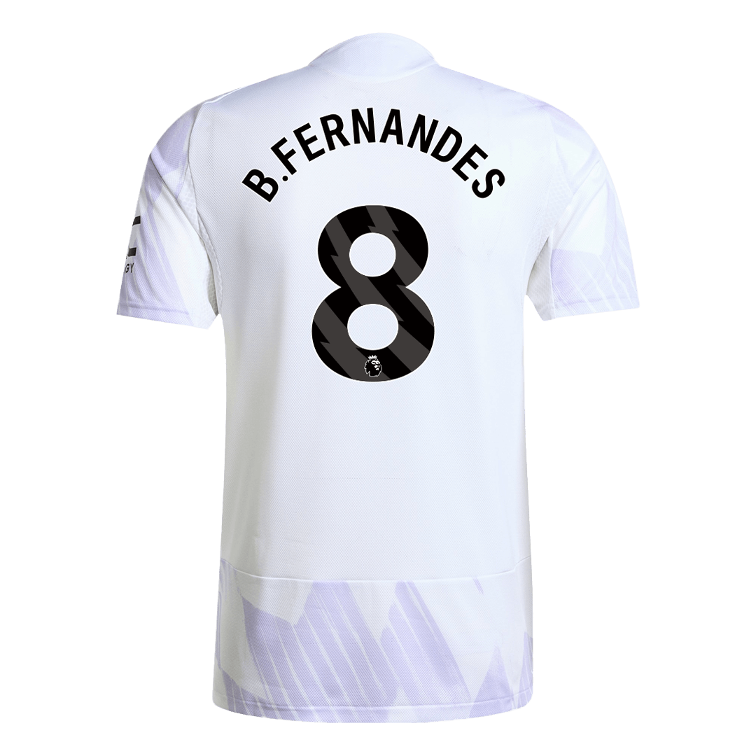 ManU Player Version Trikot Auswärts 2025/26 B.FERNANDES #8 Slim Fit