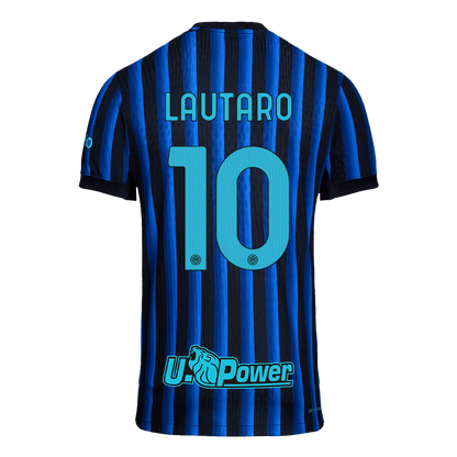 Inter Milan Player Version Trikot Heim 2025/26 LAUTARO #10 Slim Fit
