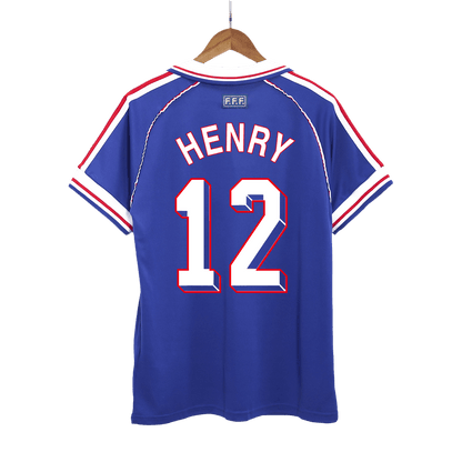 France World Cup Retro Trikot Heim 1998 HENRY #12