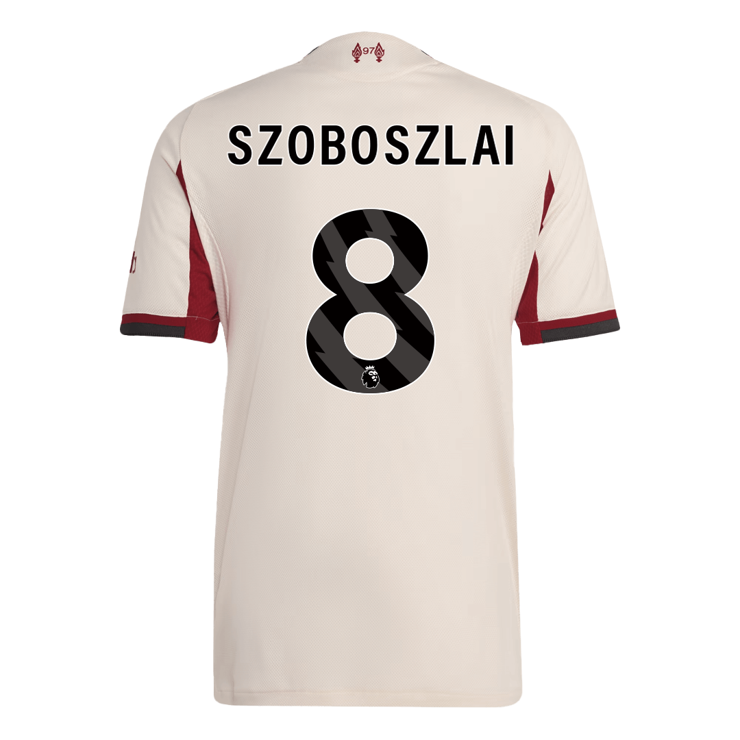 Liverpool Player Version Trikot Auswärts 2025/26 SZOBOSZLAI #8 Slim Fit