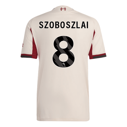 Liverpool Player Version Trikot Auswärts 2025/26 SZOBOSZLAI #8 Slim Fit
