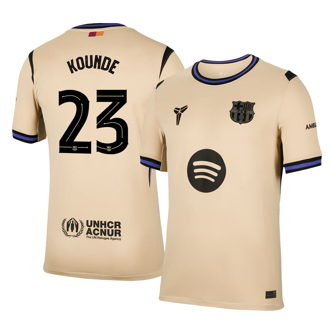 Barcelona Trikot Auswärts 2025/26 UCL KOUNDE #23