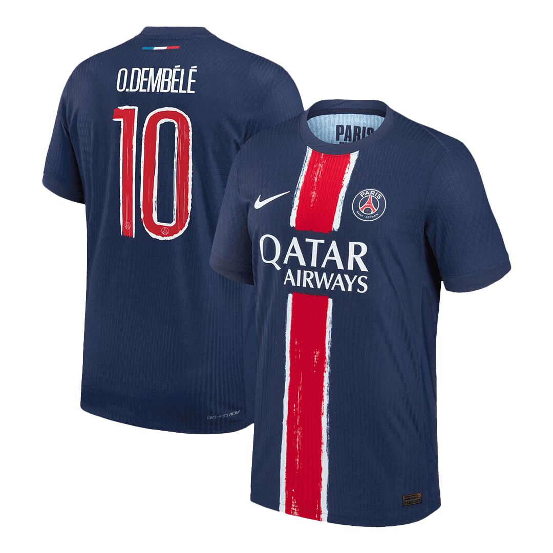 PSG Player Version Trikot Heim 2024/25 UCL O.DEMBÉLÉ #10 Slim Fit