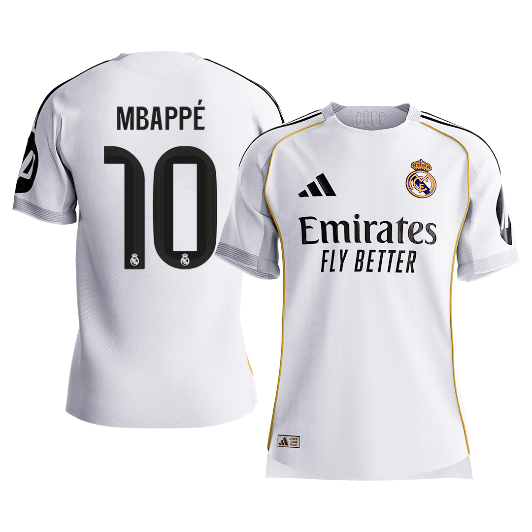 Los Blancos Player Version Trikot Heim 2025/26 MBAPPÉ #10 Slim Fit [PREMIUM]